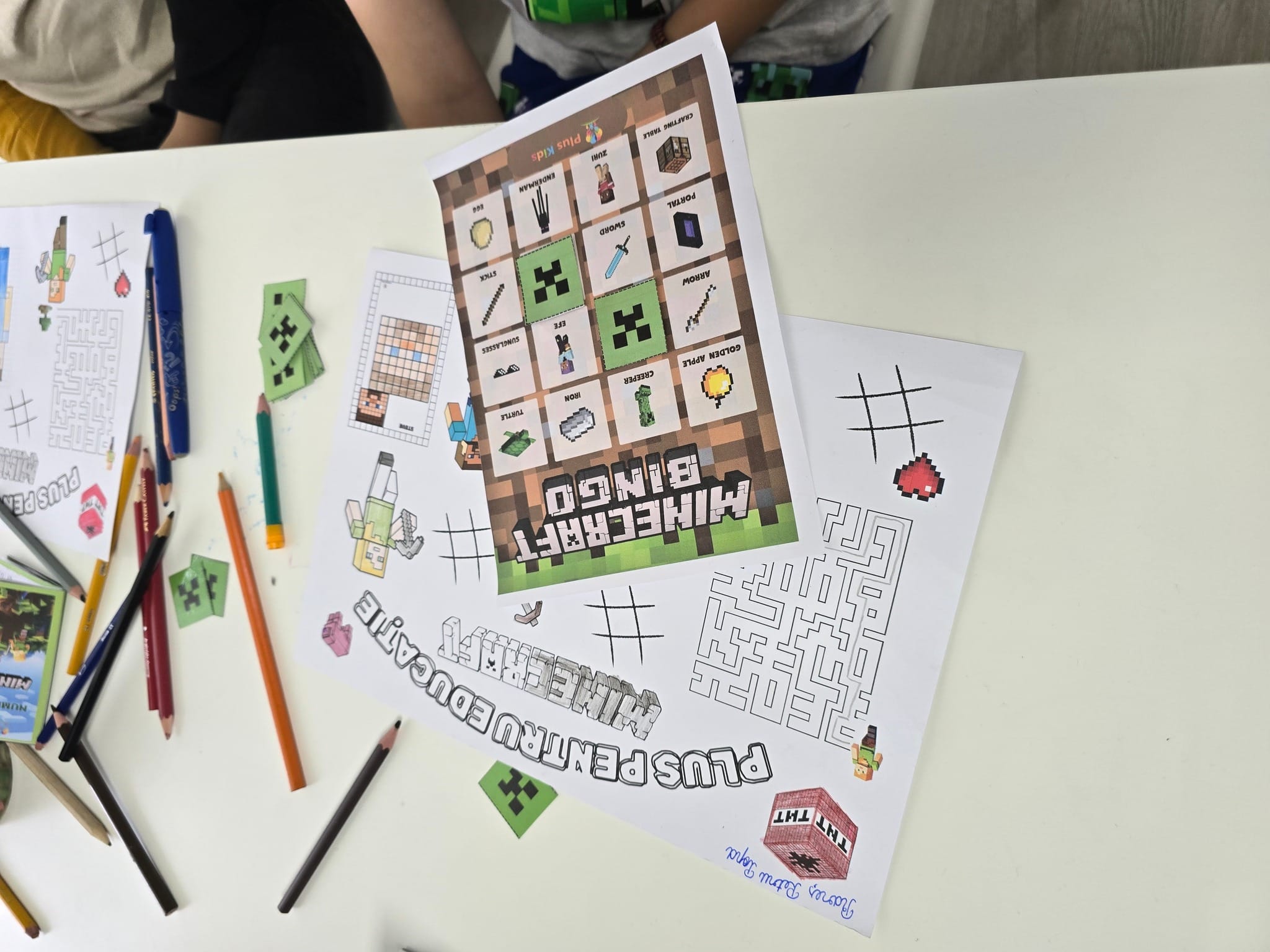 Fotografie de la activitate — Atelier Minecraft educațional — programare prin joc