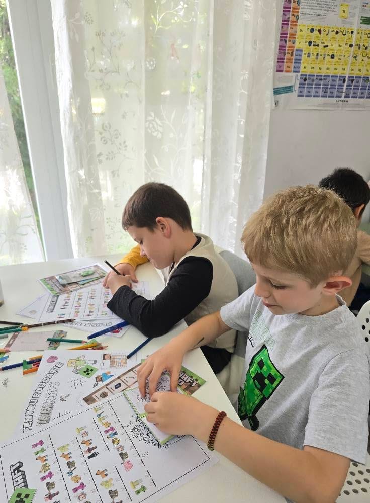 Fotografie de la activitate — Atelier Minecraft educațional — programare prin joc