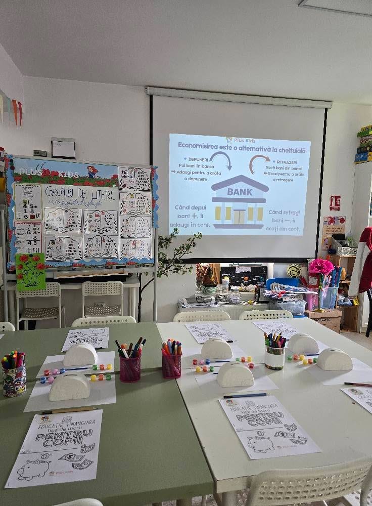 Fotografie de la activitate — Educația financiară pe înțelesul copiilor — primul atelier gratuit