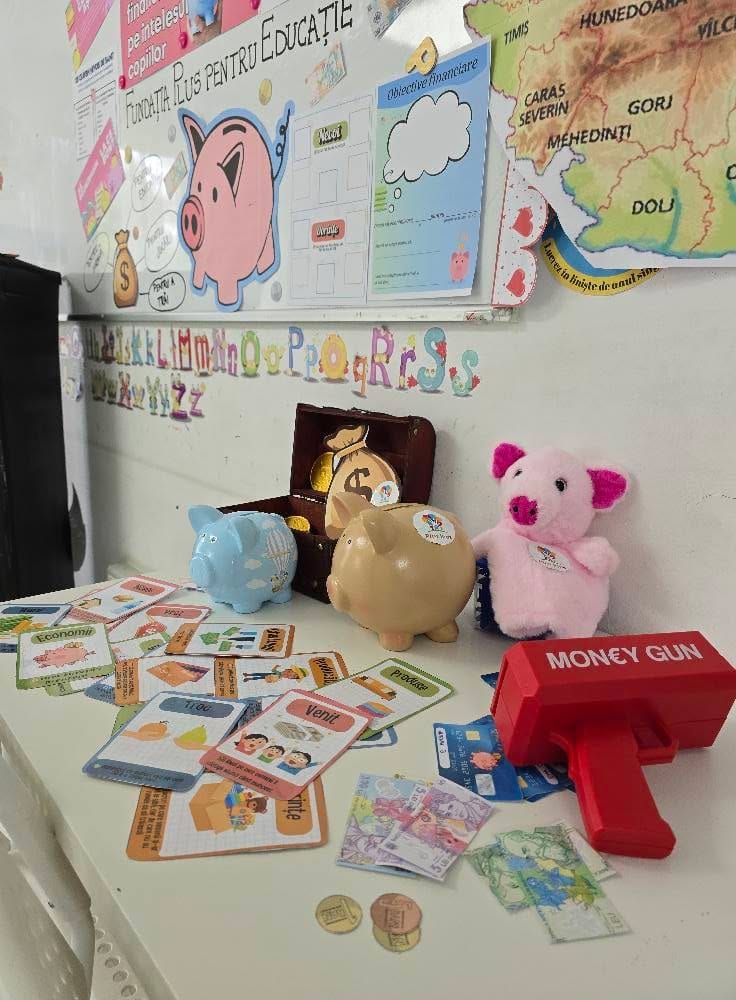 Fotografie de la activitate — Educația financiară pe înțelesul copiilor — primul atelier gratuit