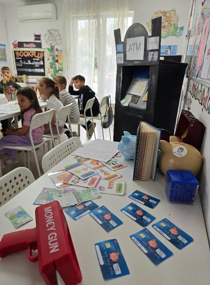 Fotografie de la activitate — Educația financiară pe înțelesul copiilor — primul atelier gratuit