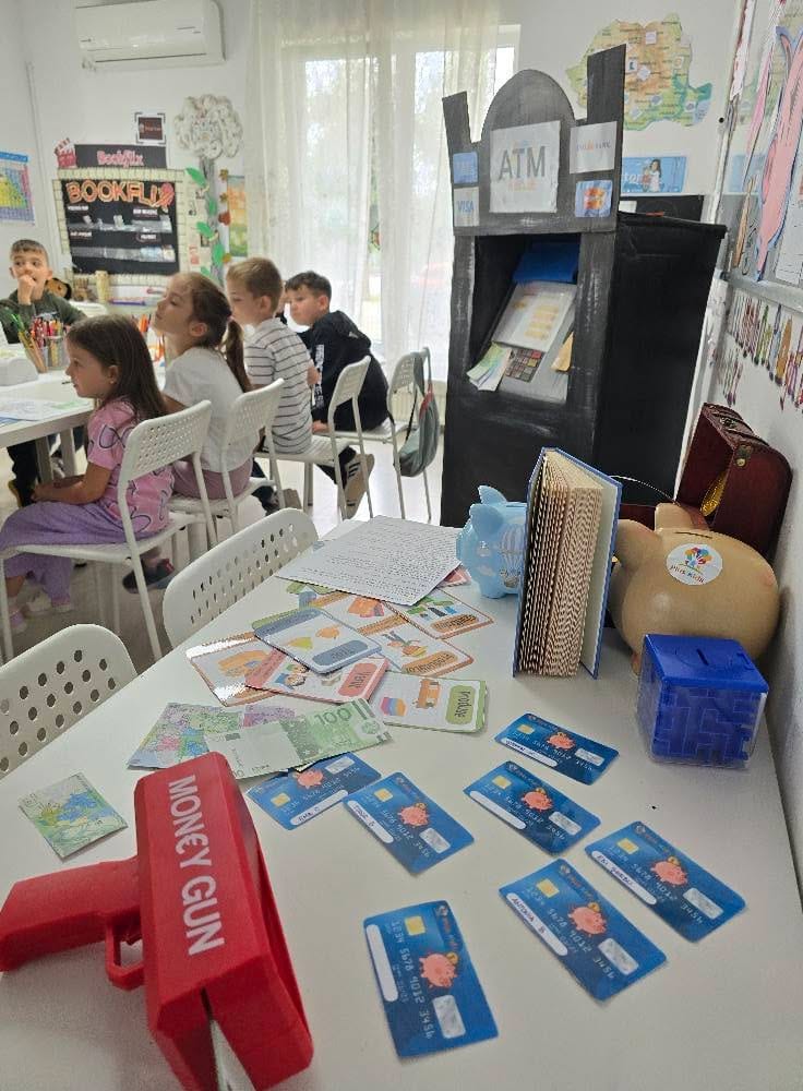 Fotografie de la activitate — Educația financiară pe înțelesul copiilor — primul atelier gratuit