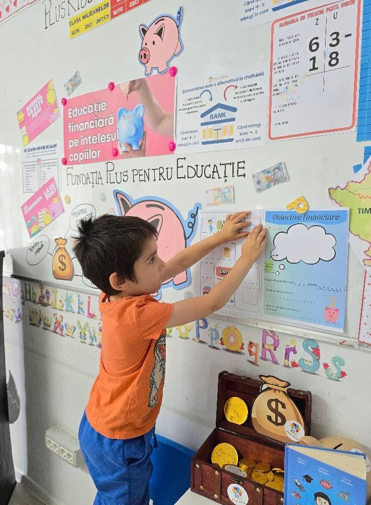 Fotografie de la activitate — Educația financiară pe înțelesul copiilor — primul atelier gratuit