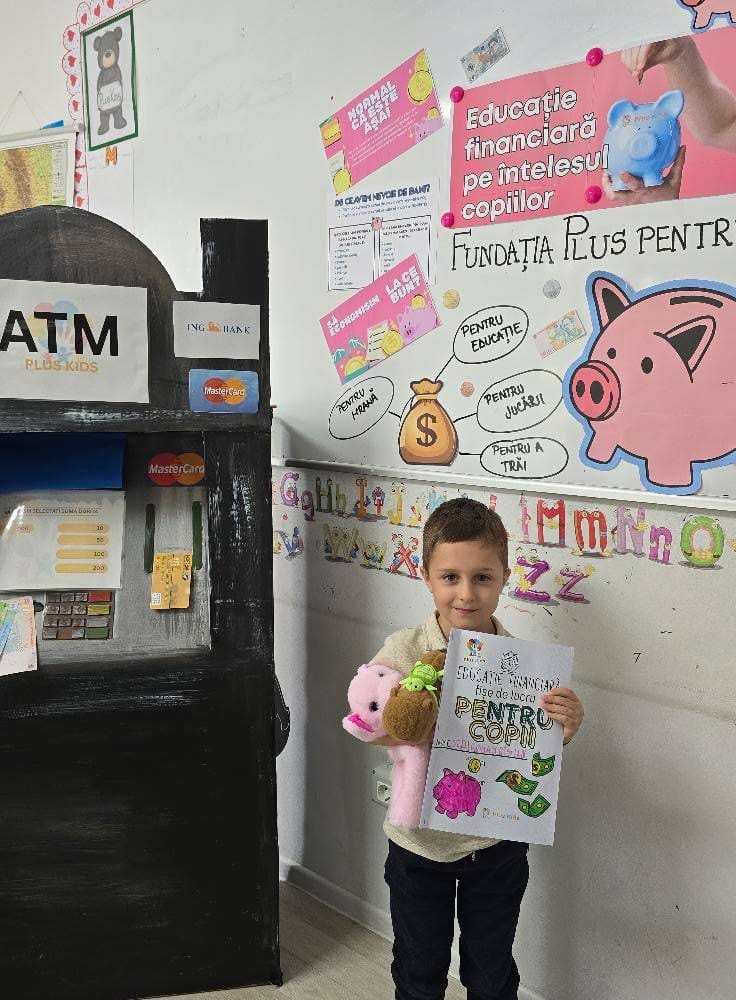 Fotografie de la activitate — Educația financiară pe înțelesul copiilor — primul atelier gratuit
