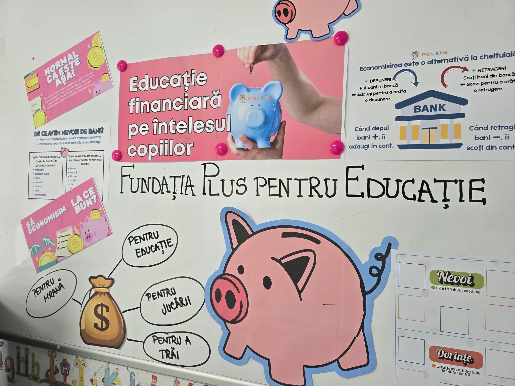 Fotografie de la activitate — Educația financiară pe înțelesul copiilor — primul atelier gratuit