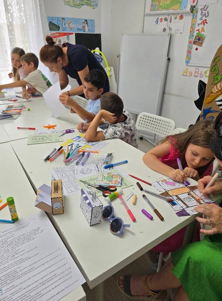 Fotografie de la activitate — Călătorie în jurul lumii — atelier pentru micii exploratori