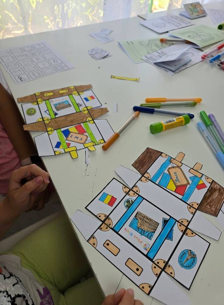 Fotografie de la activitate — Călătorie în jurul lumii — atelier pentru micii exploratori