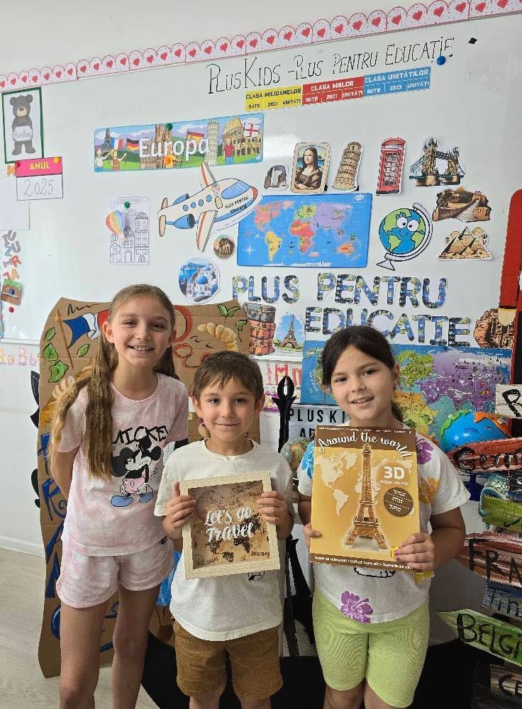 Fotografie de la activitate — Călătorie în jurul lumii — atelier pentru micii exploratori